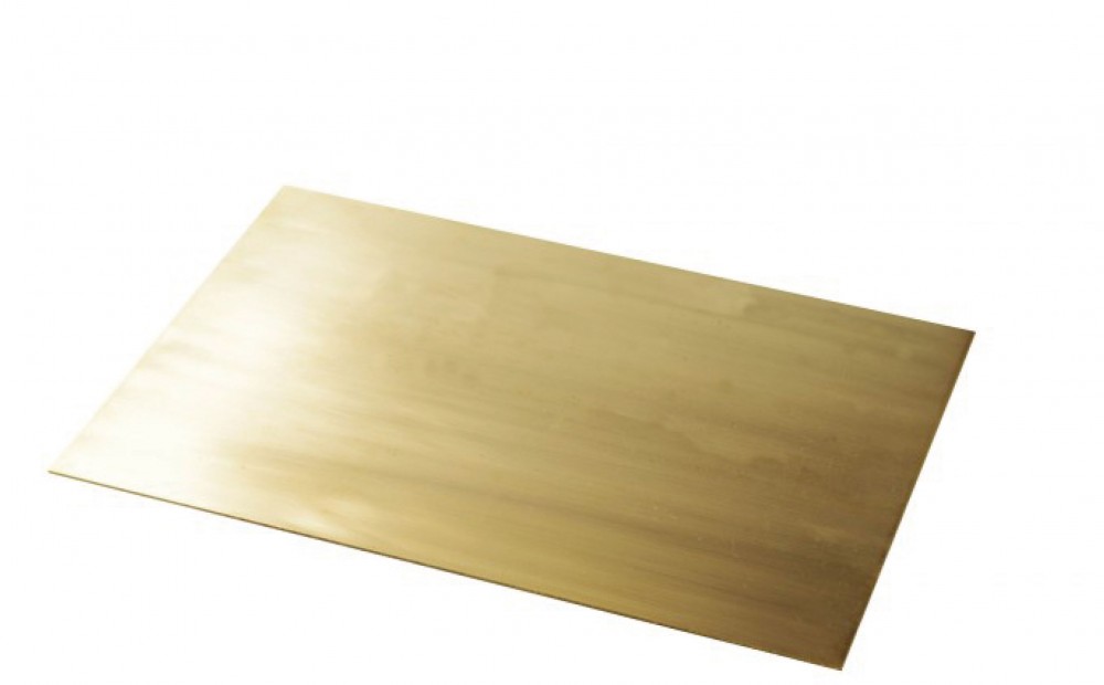 正規品代理店 金属切板 真鍮板 C2801 400mm × 1000mm 厚さ5mm 1枚 オーダーメイド品 返品不可 納期約8営業日 金物、部品 